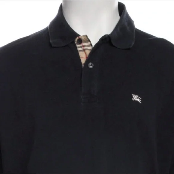 Burberry Brit Men's Medium Black Polo Shirt